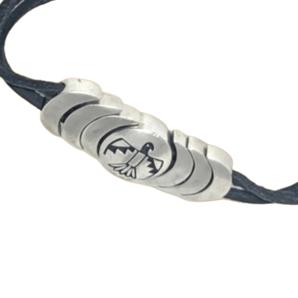 Thunderbird Protector Leather Bracelet w/ Magnetic Closure | Unisex
